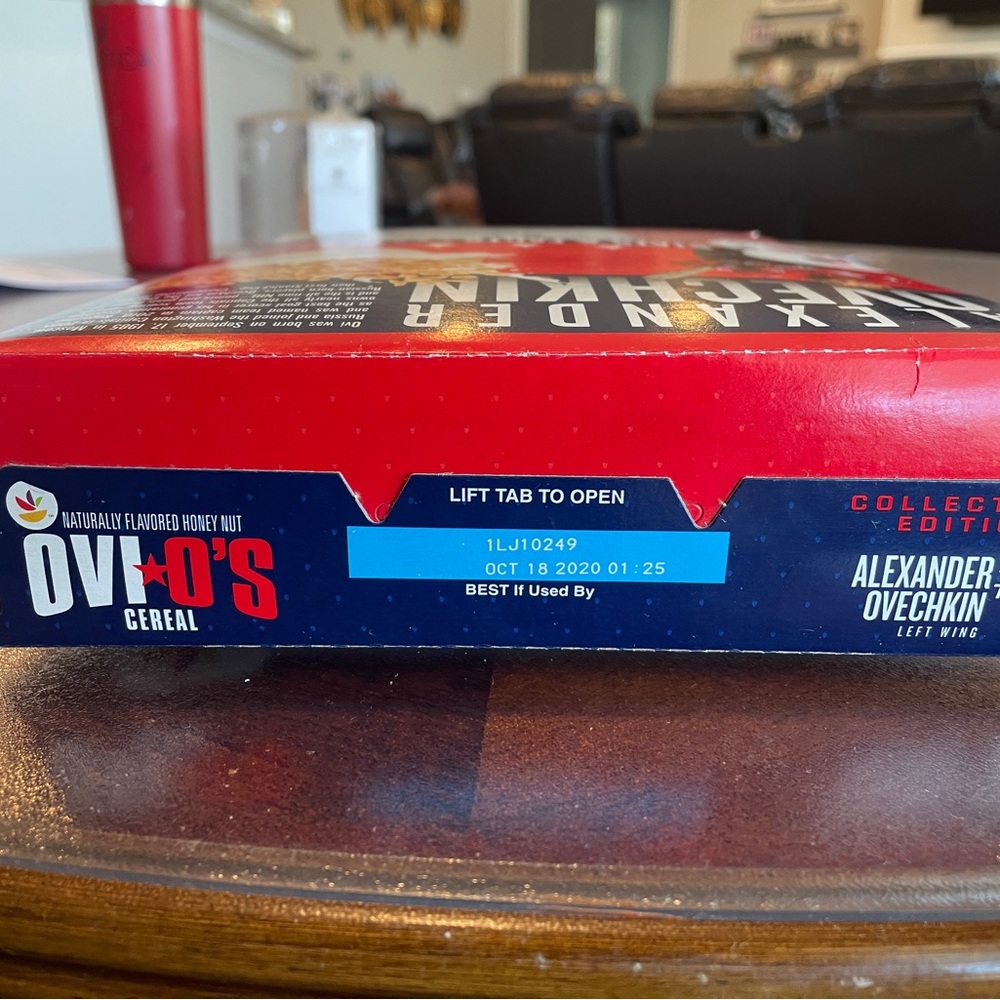 OVI O'S Cereal ALEXANDER OVECHKIN #8 Washington Capitals Collectors Edition 2020 - Picture 5 of 6
